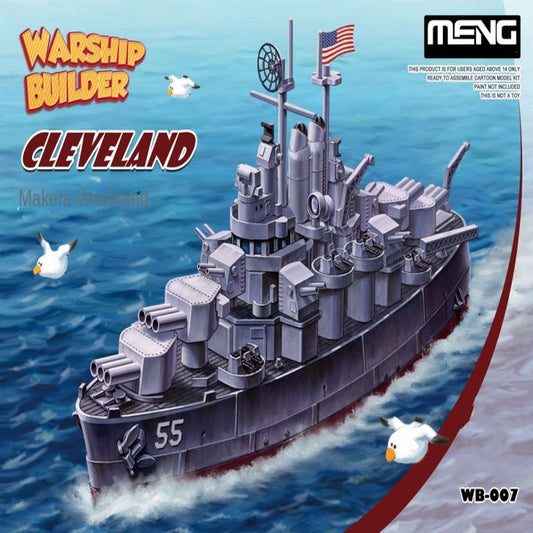 MENG WB-007 WARSHIP BUILDER CLEVELAND 2020 NEW
