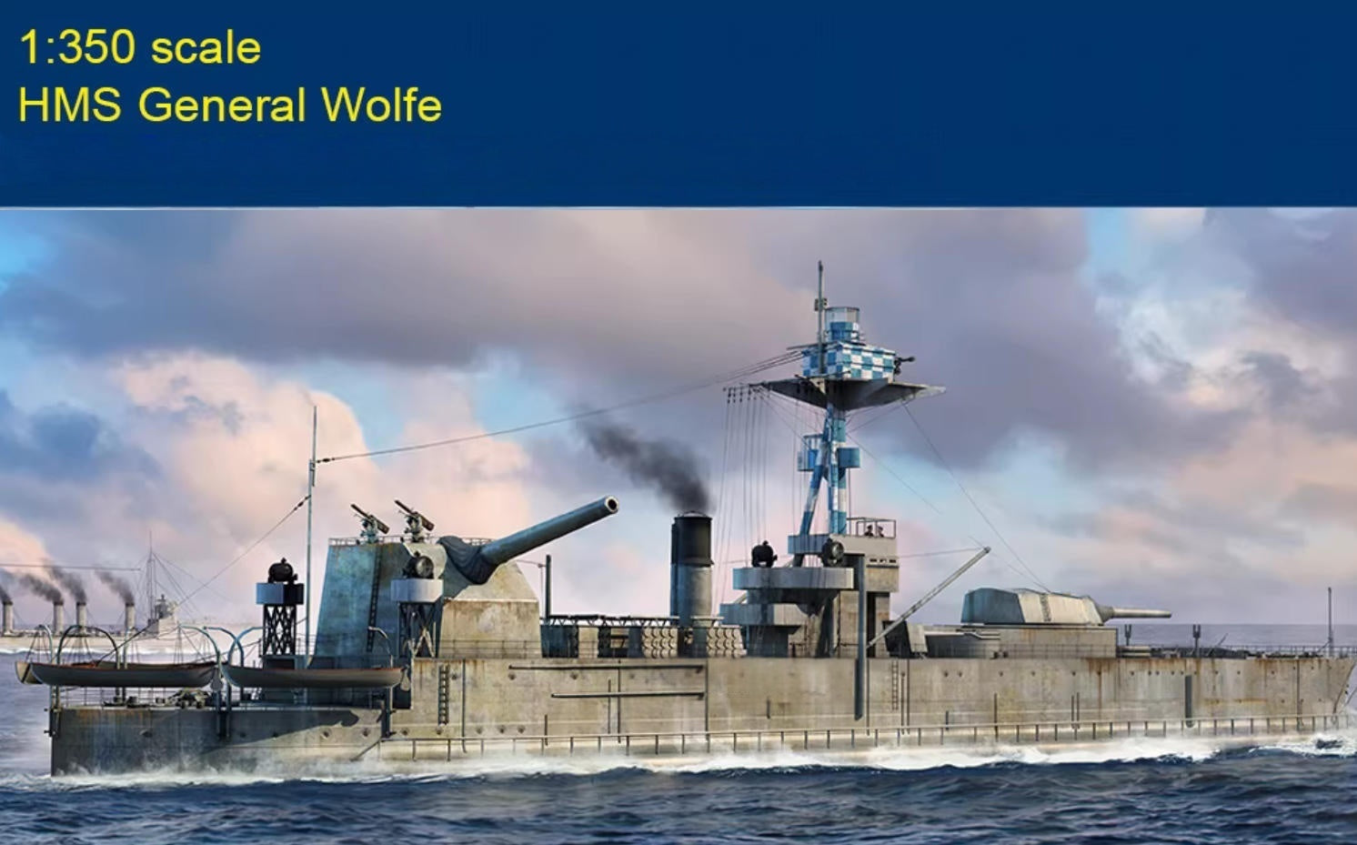 Hobby Boss 86519 1/350 HMS General Wolfe High Detail Military Plastic Model Kit
