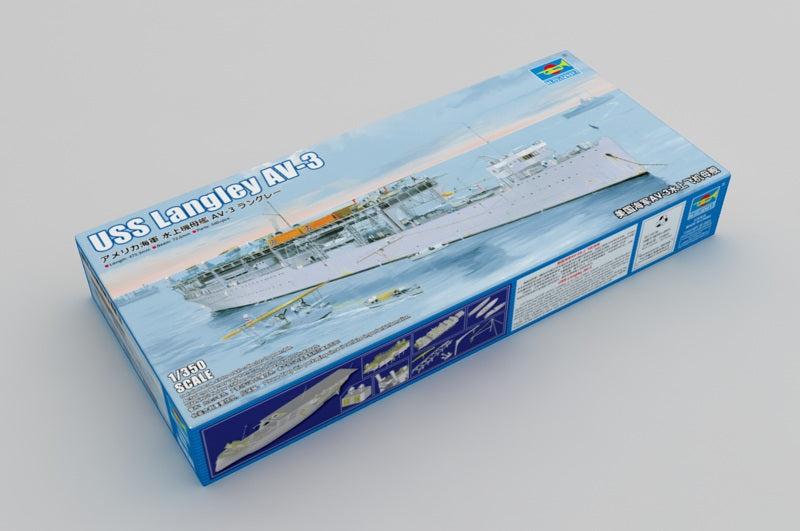 TRUMPETER 05632 1/350 USS Langley AV-3 Model Kit