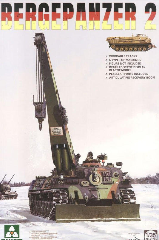 Takom 2122 1/35 Bergepanzer 2 Reprint