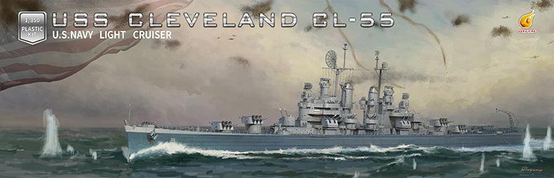 VeryFire VF350920DX 1/350 USS CLEVELAND CL-55 U.S NAVY LIGHT CRUISER