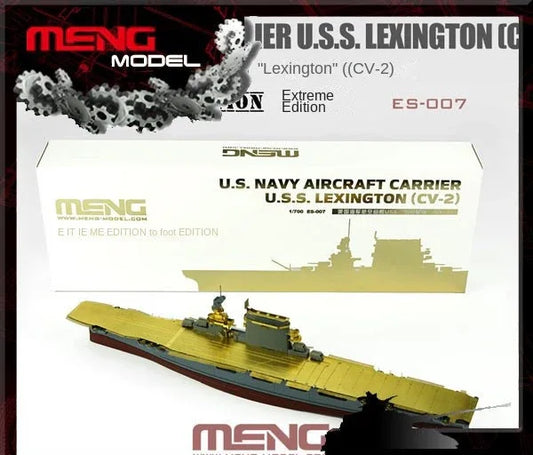 MENG ES-007 1/700 U.S. NAVY AIR AIRCRAFT CARRIER U.S.S. LEXINGTON[CV-2] - ModelHives