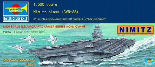 TRUMPETER 05201 1/500 SCALEUSS NIMITZ-CLASS SUPERCARRIES 5 In 1  KIT-NIB