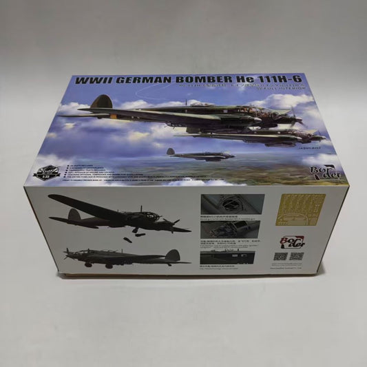 Explore this WWII German Bomber He 111H-6 Model Kit Full Interior 1/35 | Border BF-018