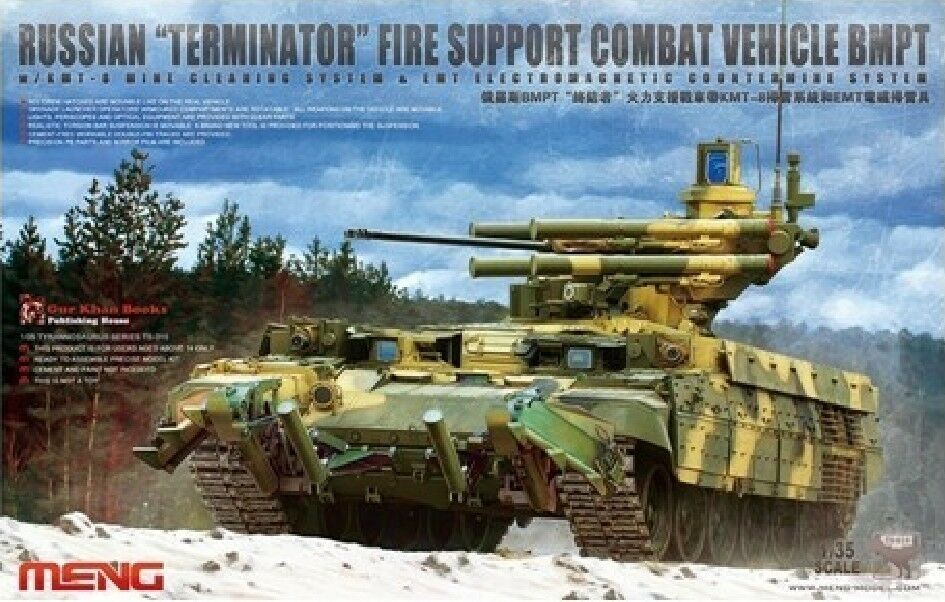 Discover the BMPT Fire Support Combat Vehicle, Meng Model 1/35 TS-010,