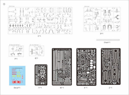 IJN Heavy Cruiser Takao 1944 (Deluxe Version) 1/700 Model Kit | VERYFIRE BELBV700904DX