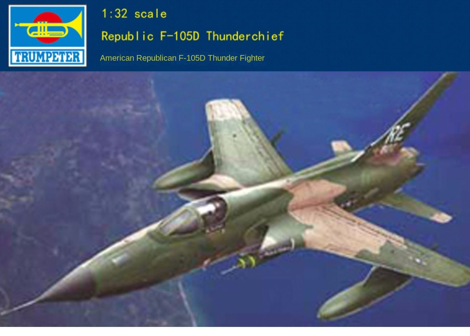 Trumpeter 02201 1/32 U.S. REPUBLIC F-105D THUNDERCHIEF Model Kit