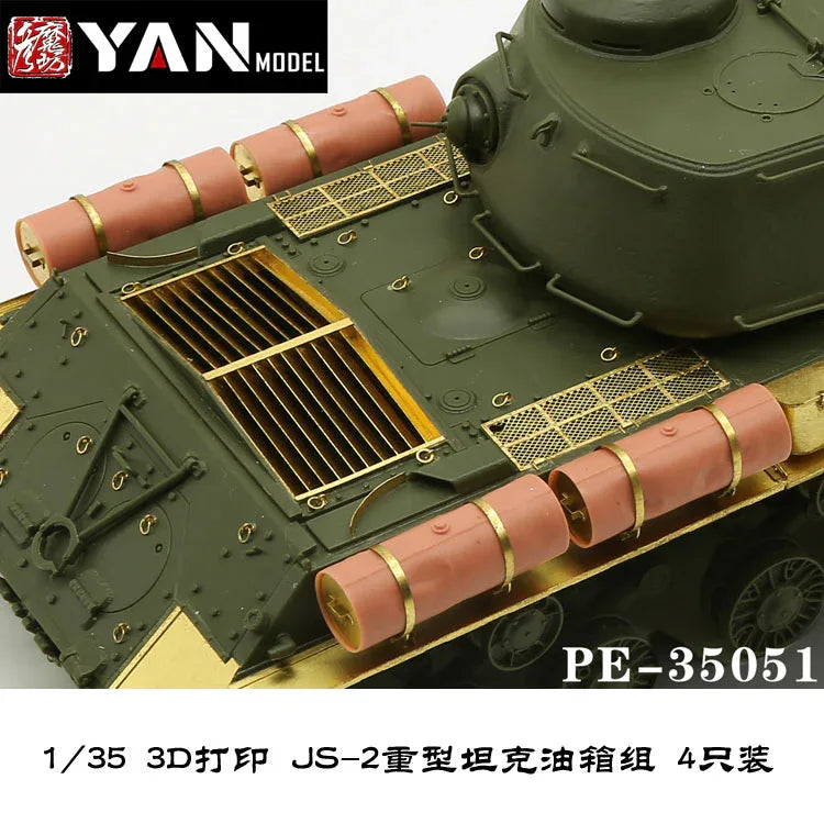 Yan Model 1/35 Russian JS-2 heavy tank Oil tank group PE-35051 - ModelHives