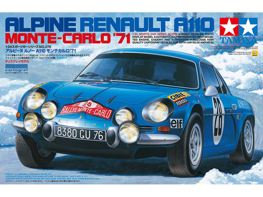 Tamiya 24278 1/24 SCALE ALPINE RENAULT A110 MONTE-CARLO '71  MODEL KIT