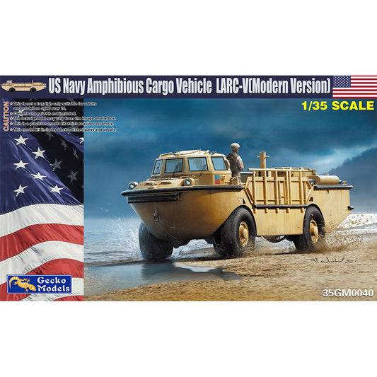Gecko Models 35GM0040 1/35 US Navy Amphibious Cargo Vehicle LARC-V Modern ModelHive