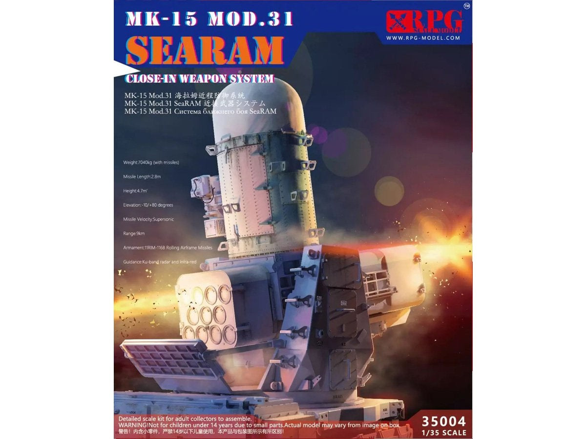 RPG 1/35 35004 MK-15 Mod.31 Searam Close-in Weapon System Model 2019 New