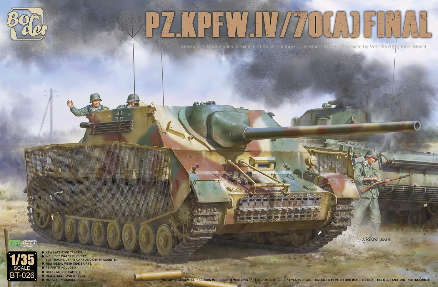 Border BT-026 1/35 Scale Pz.Kpfw.IV L/70(A) Final Porduction Model Kit