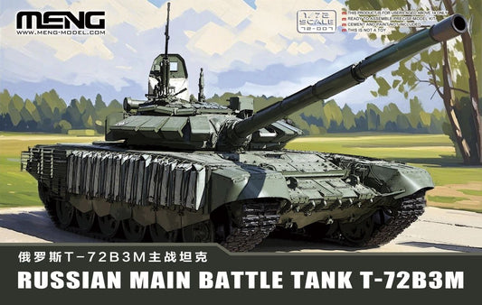 MENG 72-007 1/72 Russian T-72B3M Main Battle Tank Assembly Model Kit ModelHive