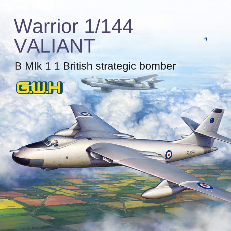 Great Wall Hobby L1010 1/144 RAF Vickers VALIANT B Mlk1 British Strategic Bomber