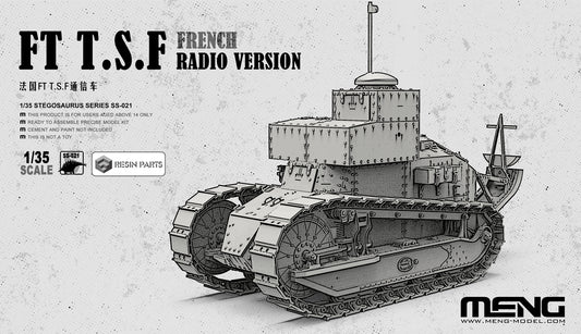 MENG SS-021 1/35 French FT T.S.F. Radio Version(with Resin Parts) Model Kit