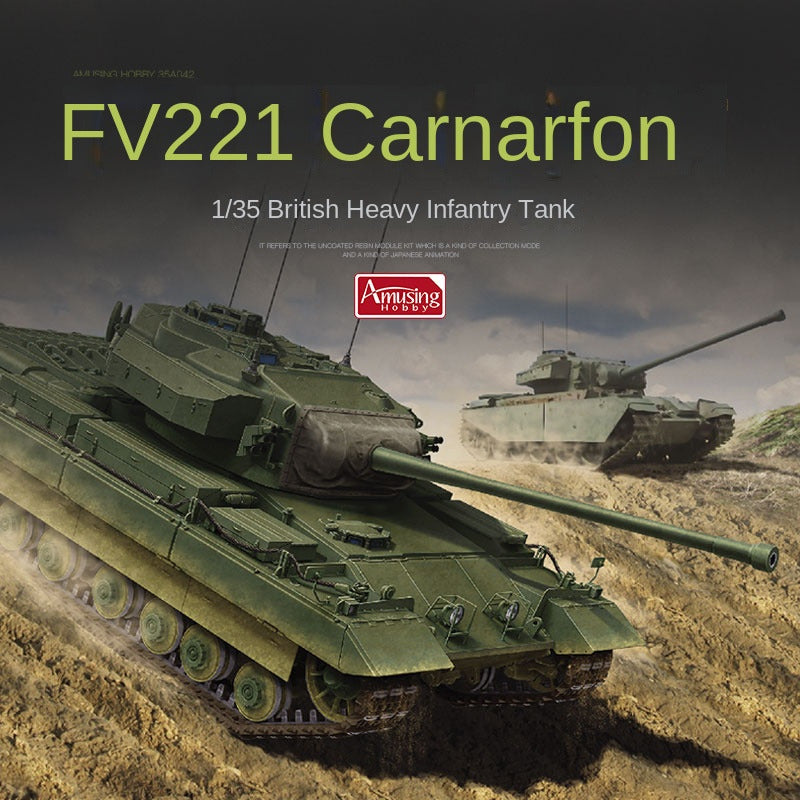 Amusing Hobby 35A042 1/35 British Heavy Tank FV221Caernarvon Plastic Model Kit