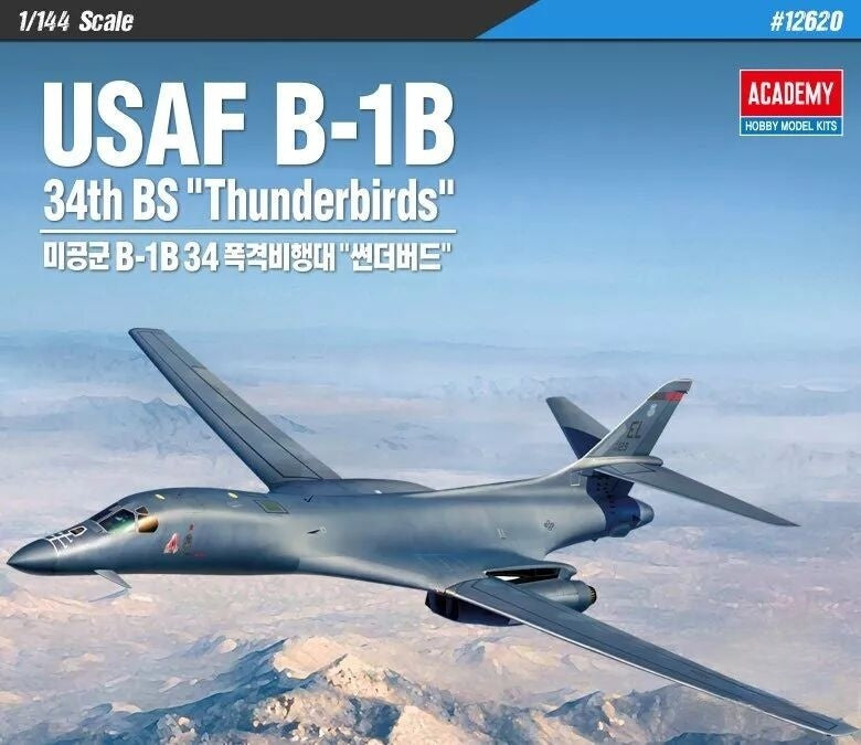 Academy AC12620 1/144 scale American Rockwell B-1B Lancer bomber