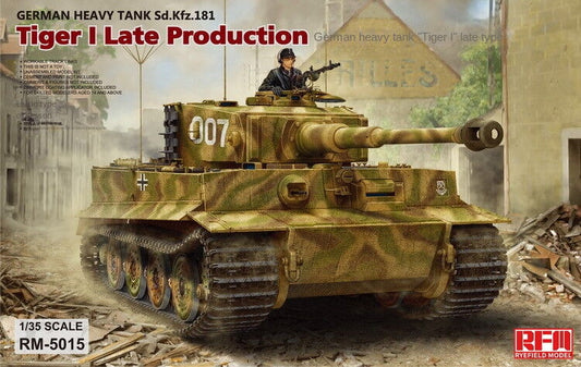 Ryefield-Model 1/35 5015 Pz.Kpfw.VI Ausf.E Sd.Kfz.181 Tiger I Late Production