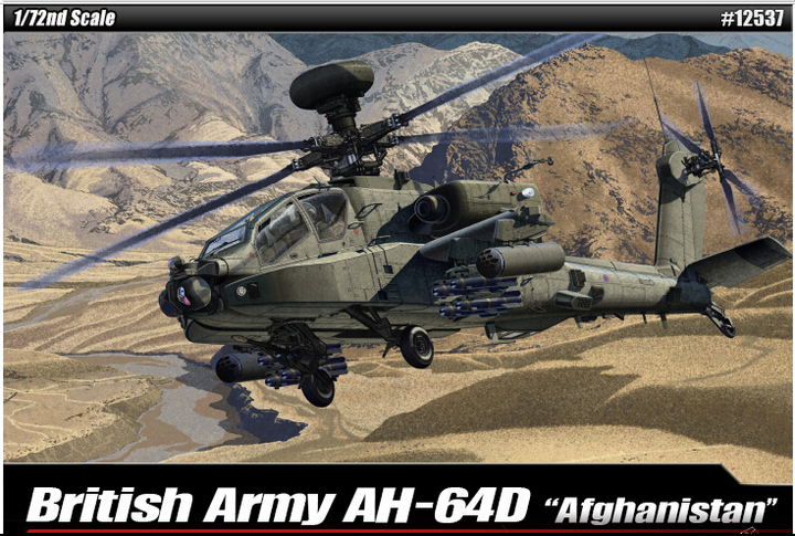 Academy AC12537 1/72 British Army AH-64 "Afghanistan"  "PLASTIC MODEL kit ¡±