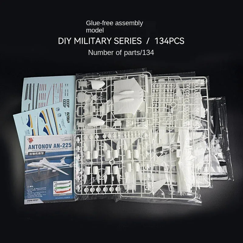 ANTONOV AN-225 “MRIJA”Transport Airplane Model Kit | 4D Model AN-225 1/144 - ModelHives
