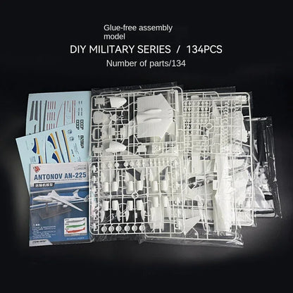 ANTONOV AN-225 “MRIJA”Transport Airplane Model Kit | 4D Model AN-225 1/144 - ModelHives