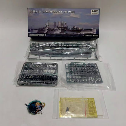 VEE HOBBY E57018 1/700 USS Honolulu CL-48 Light Cruiser Deluxe Ship Model Kit