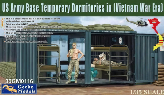 Gecko 35GM0116 1/35 US Army Base Temporary Dormitories In (Vietnam War Era) ModelHive
