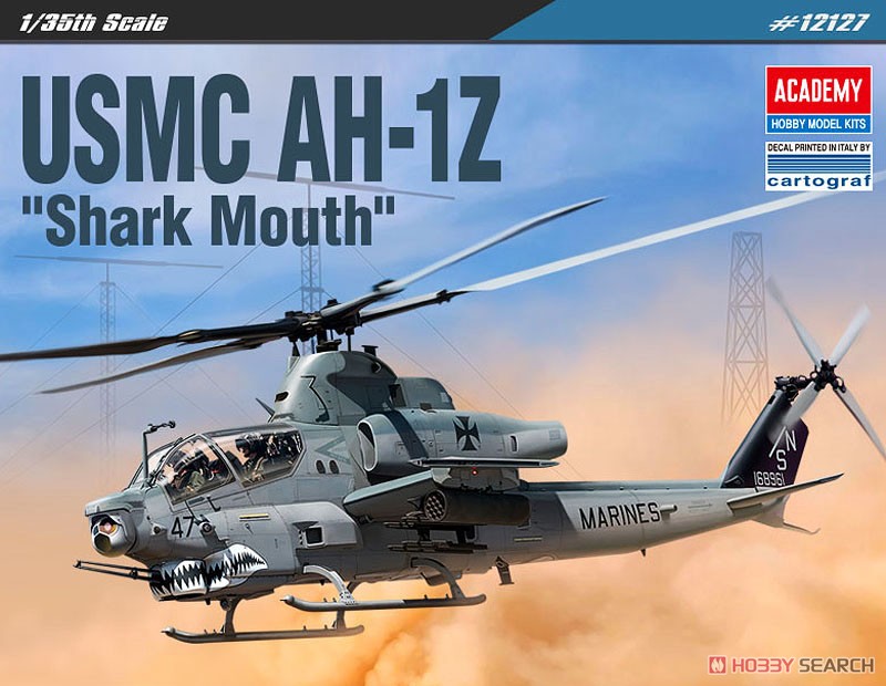 Academy 12127 1/35 USMC AH-1Z `Shark Mouth`  "Plastic model"
