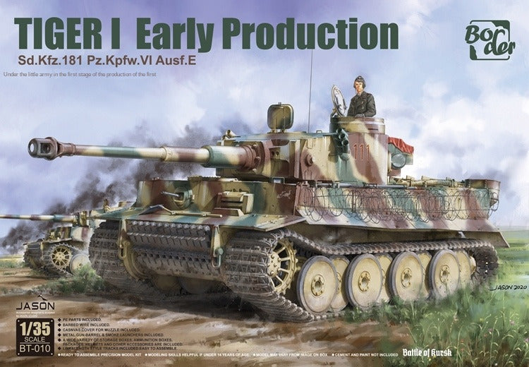 Border BT-010 1/35 TIGER I EARLY PRODUCTION 
SD.KFZ.181 PZ.KPFW.VI AUSF.E