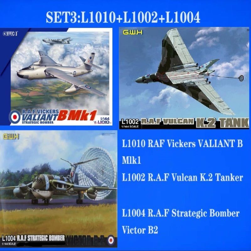 G.W.H RAF Vickers VALIANT B Mlk1&RAF Vulcan K2 Tanker&Strategic Bomber Victor B2