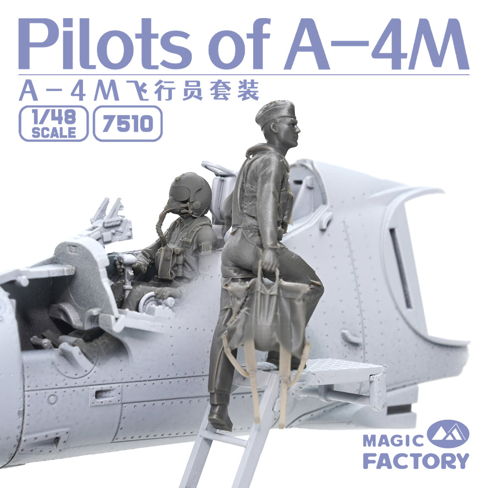 MAGIC FACTORY 7510 1/48 Pilots Of A-4M ?Plastic Model Kit