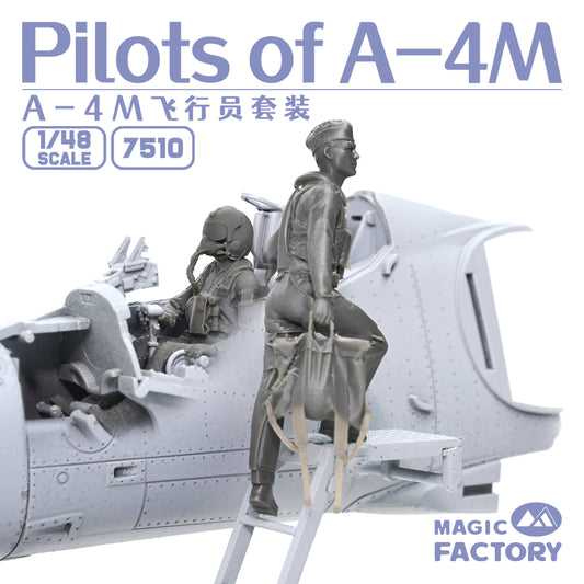 MAGIC FACTORY 7510 1/48 Pilots Of A-4M ?Plastic Model Kit