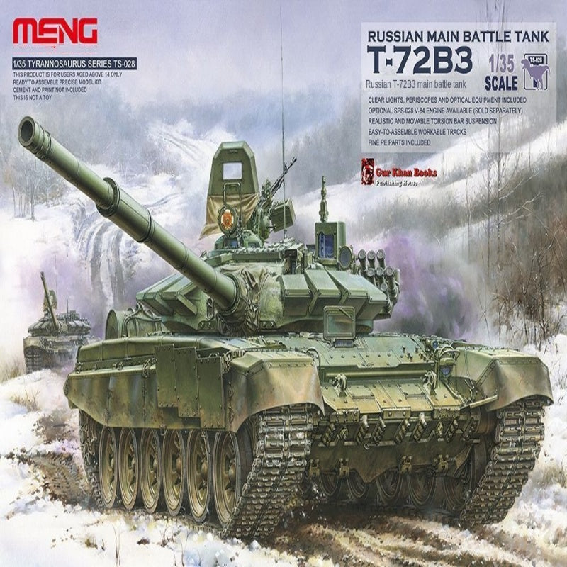 Meng TS-028 1/35 Russian T-72B3 Tank Model Kit