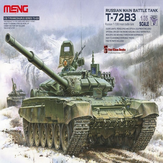 Meng TS-028 1/35 Russian T-72B3 Tank Model Kit