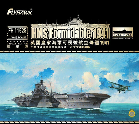 Flyhawk 1/700 sacle 1152S HMS Formidable 1941 model kit - ModelHives