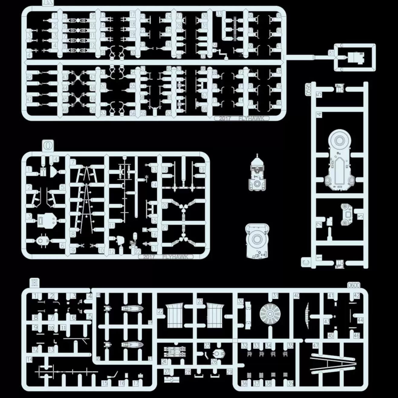 FLYHAWK FH1173S 1/700 HMS Martin 1942 Destroyer Deluxe Edition w/3D Printed Part