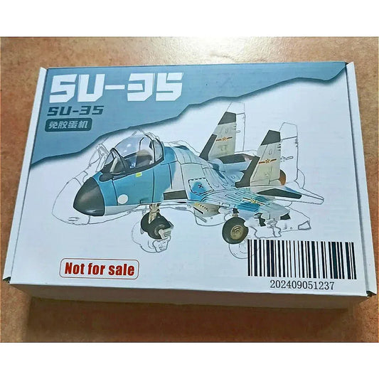 Kitty Hawk ZMQ01003 SU-35 Glue Free Egg Machine Aircraft Model Kit - ModelHives