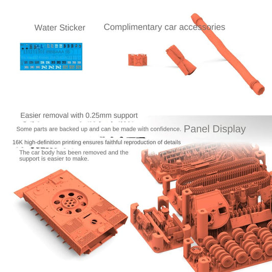 Tiger I Tank Model Kit 1/72- Mid Type -2 Options (217 Carius & Standard) | Refine 2003