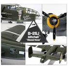 Academy AC12377 1/48 B-25J Mitchell Glazed Nose Bomber Aircraft Model Kit